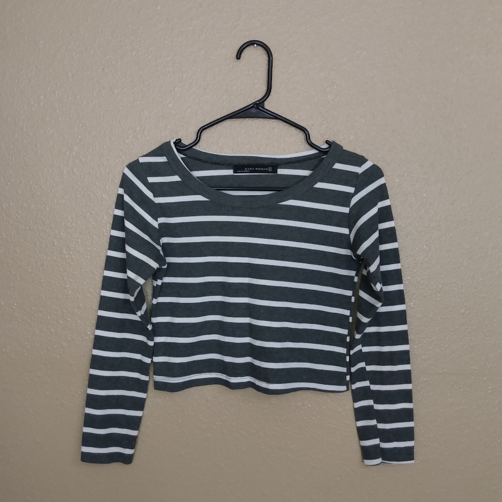 Zara Striped Basic Top